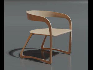 p narin dining chair 3D Model