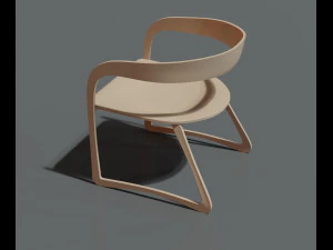p narin dining chair 3D Model