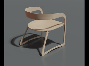 p narin dining chair 3D मॉडल
