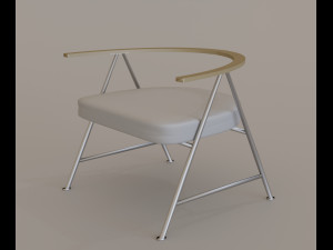 modern armchair02 3Dモデル