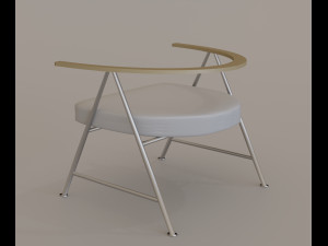 modern armchair02 3Dモデル