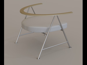 modern armchair02 3Dモデル