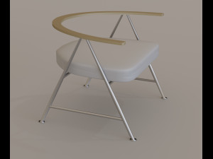 modern armchair02 3Dモデル