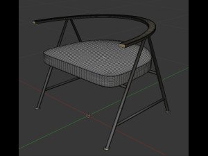 modern armchair02 3Dモデル