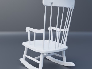 rocking chair Modello 3D