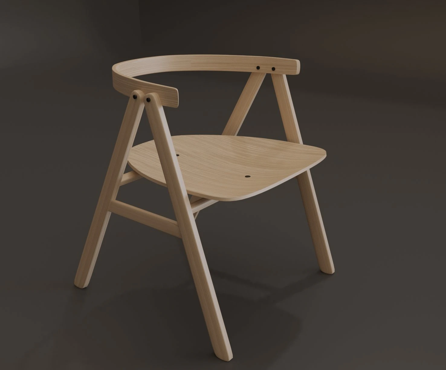 p narin dining chair02 3D Model .c4d .max .obj .3ds .fbx .stl .blend 