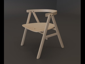 p narin dining chair02 3D 모델