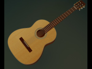 classic guitar 3Dモデル