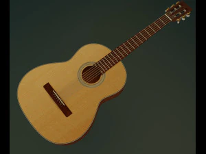 클래식 기타 3D 모델