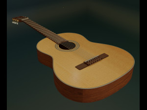 classic guitar 3D Model