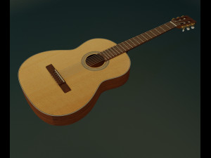 classic guitar 3D Model