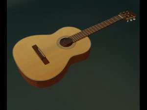 classic guitar 3D Model