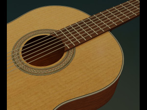 classic guitar 3D Model