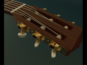 classic guitar 3D Model