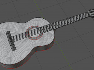 classic guitar 3D Model