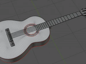 classic guitar 3D Model