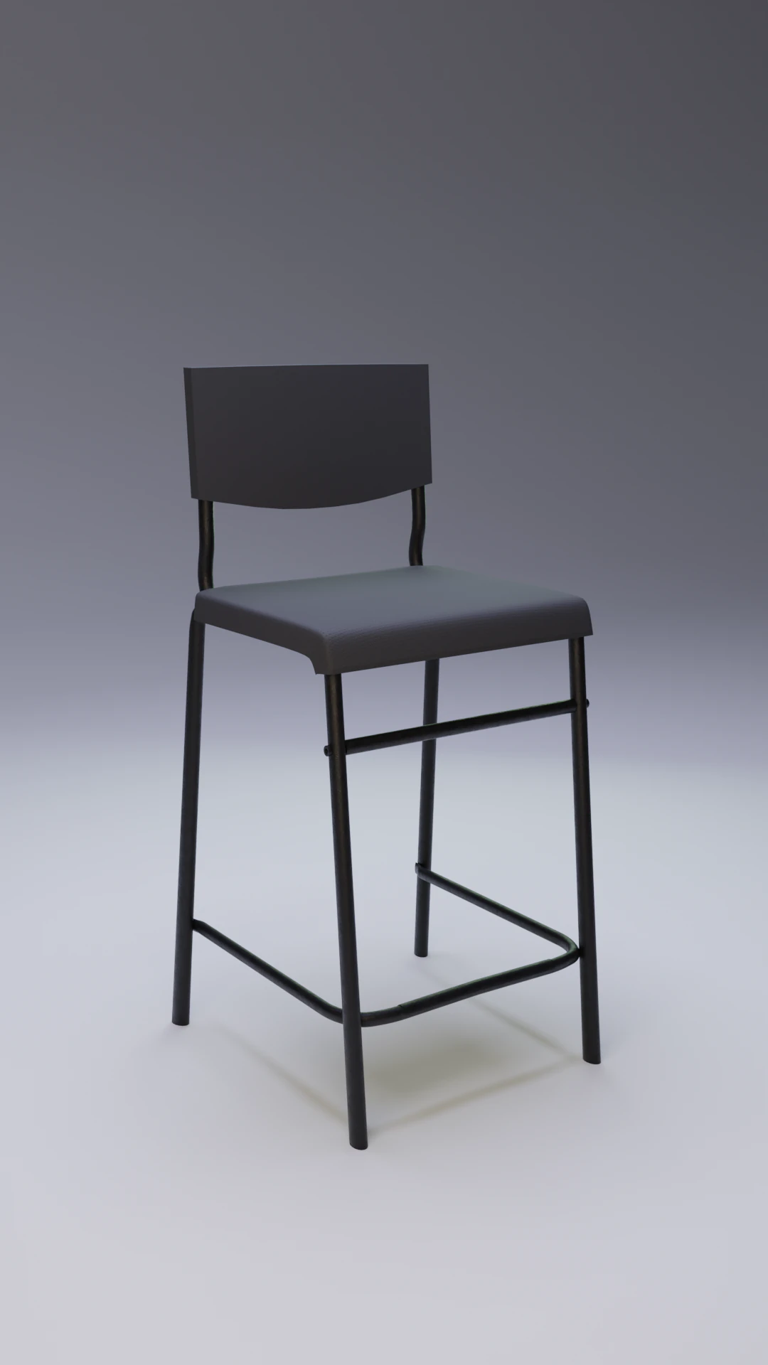 bar chair 3D Model .c4d .max .obj .3ds .fbx .stl .blend 