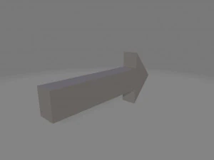 right arrow 3D Model