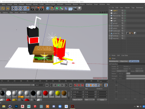 fast food 3D 模型