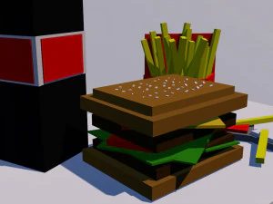 fast food 3D Model