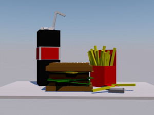 fast food 3D Model