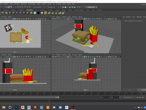 fast food 3D 模型