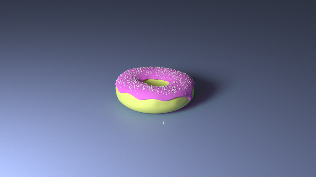 donut 3D 模型 .c4d .max .obj .3ds .fbx .stl .blend 