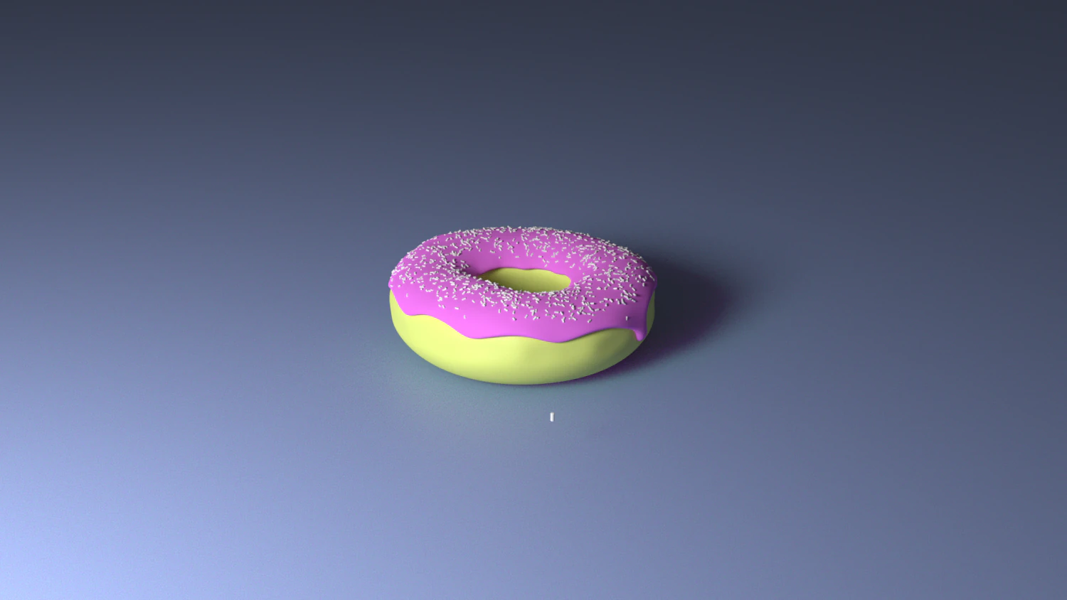 donut 3D Model .c4d .max .obj .3ds .fbx .stl .blend 