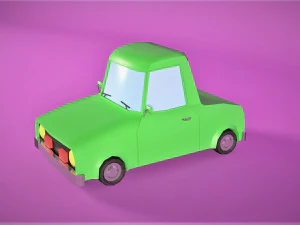 car low poly 3D Model