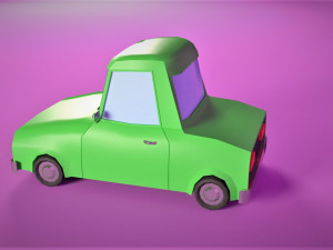 car low poly 3D Model