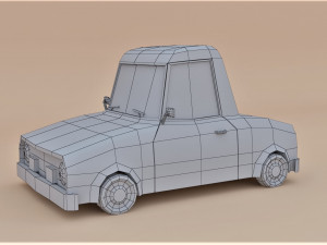 car low poly 3D Model