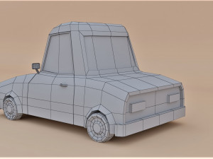 car low poly 3D Model