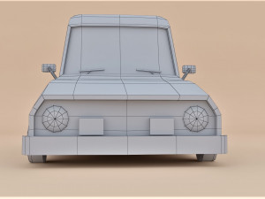 car low poly 3D Model