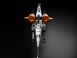 robotic raptor with military Modelo 3D