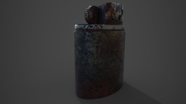 old lighter 3Dモデル .c4d .max .obj .3ds .fbx .stl .blend 
