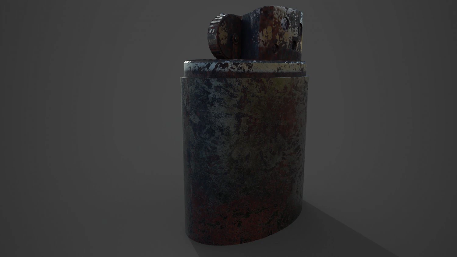 old lighter 3D Model .c4d .max .obj .3ds .fbx .stl .blend 