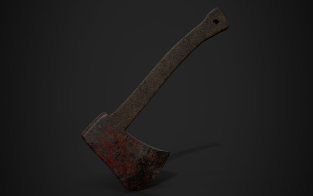 axe Model 3D .c4d .max .obj .3ds .fbx .stl .blend