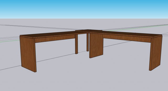 large l pc desk Modelo 3D .c4d .max .obj .3ds .fbx .stl .blend 