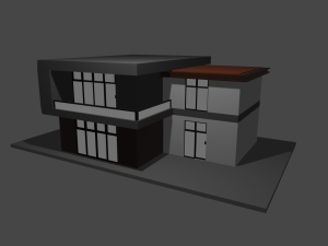 modern house 3D Model