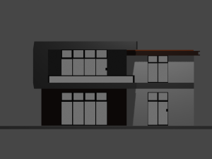 modern house Modèle 3D