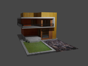 modern house 2 3D Model