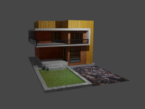 modern house 2 3D Model
