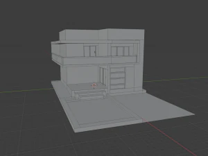 modern house 2 3D Model