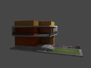 modern house 2 3D Model