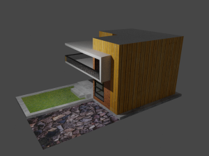 modern house 2 3D Model