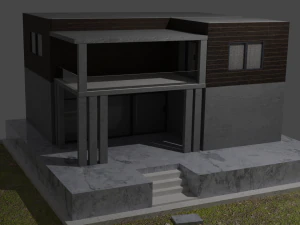 casa moderna Modelo 3D
