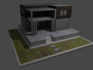 modern house Modelo 3D
