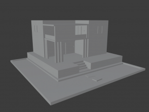 modern house Modelo 3D