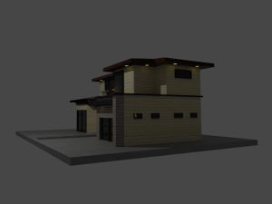 modern house 3D Модель