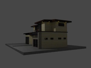 modern house 3D Model